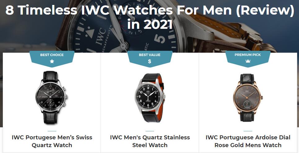 Best IWC Watches For Men